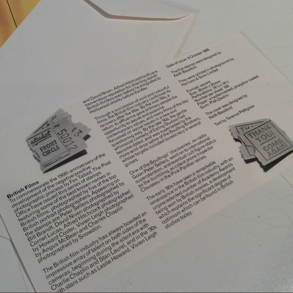 British Films 150 Anniversary Commemorative Stamps - Picture 13 of 13